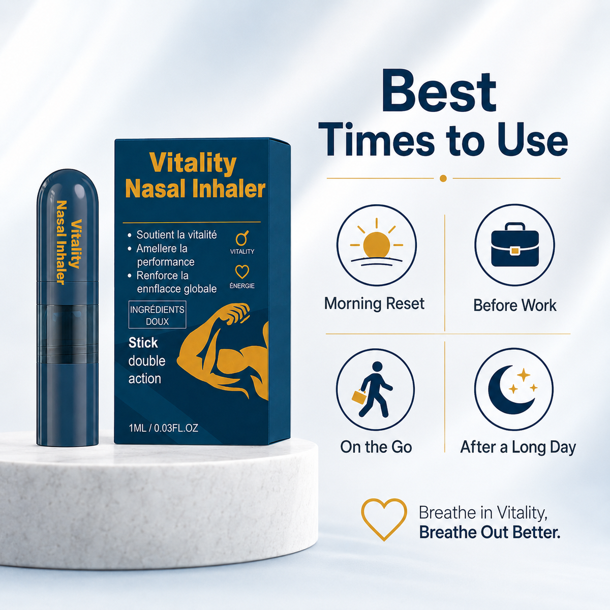 Vitality Nasal Inhaler