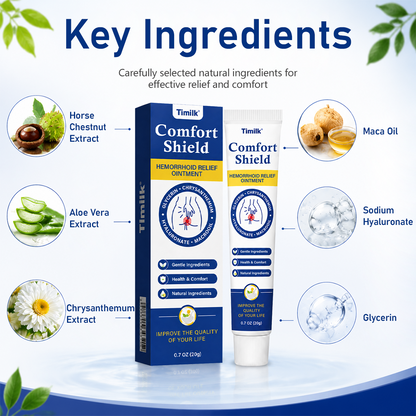 Timilk® ComfortShield Hemorrhoid Relief Ointment 🔥