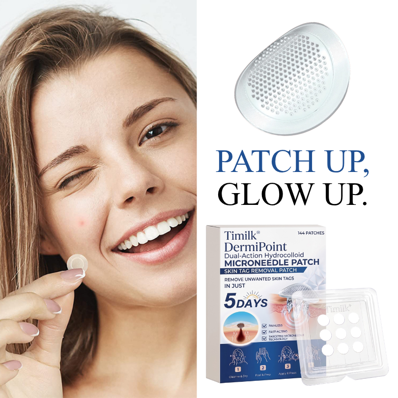 Timilk® DermiPoint Dual-Action Hydrocolloid Microneedle Patch