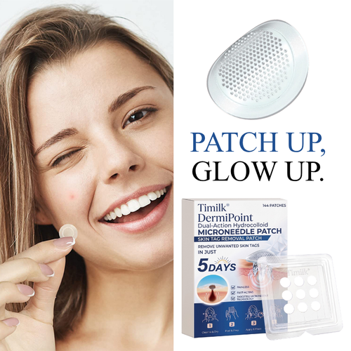 Timilk® DermiPoint Dual-Action Hydrocolloid Microneedle Patch