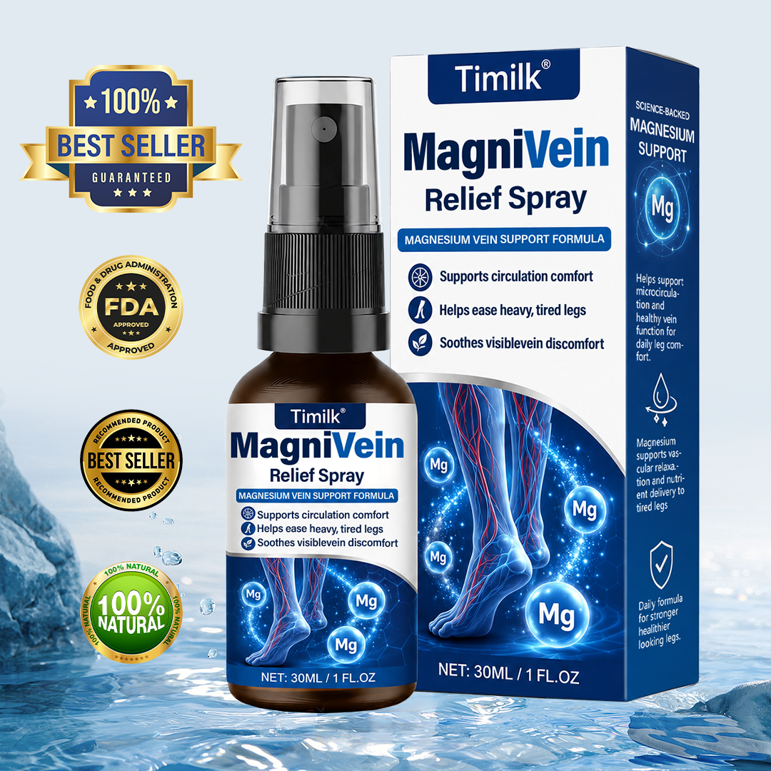 💙 UK Official Store: Timilk® MagniVein Relief Spray 🦵 (Helps ease heavy, swollen legs, supports circulation comfort, soothes visible vein discomfort, and refreshes overworked legs)