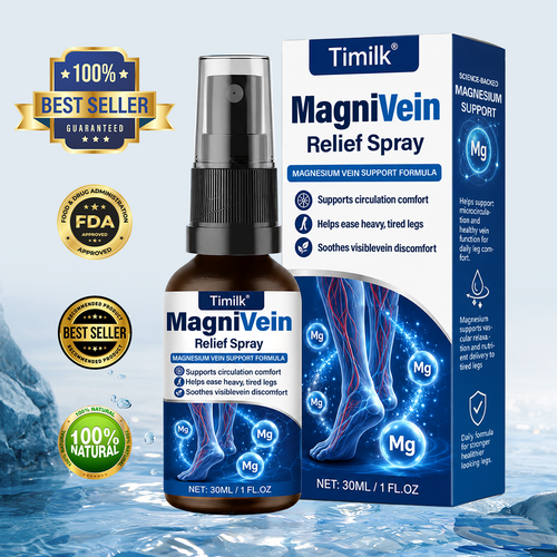 💙 UK Official Store: Timilk® MagniVein Relief Spray 🦵 (Helps ease heavy, swollen legs, supports circulation comfort, soothes visible vein discomfort, and refreshes overworked legs)