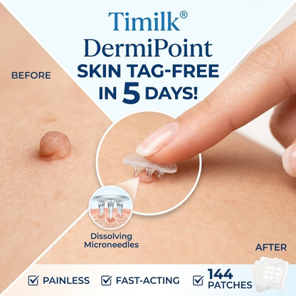 Timilk® DermiPoint Dual-Action Hydrocolloid Microneedle Patch