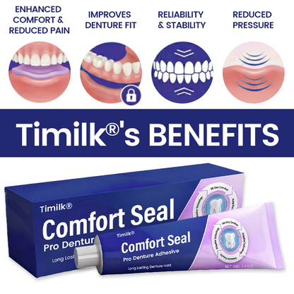 Timilk® Comfort Seal Pro Denture Adhesive🔥