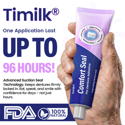 Timilk® Comfort Seal Pro Denture Adhesive🔥