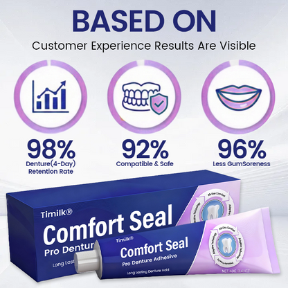 Timilk® Comfort Seal Pro Denture Adhesive🔥