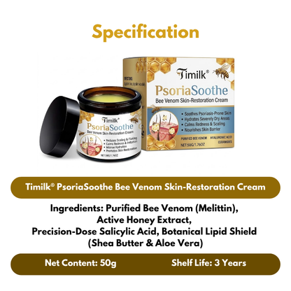 Timilk® PsoriaSoothe Bee Venom Skin-Restoration Cream🔥