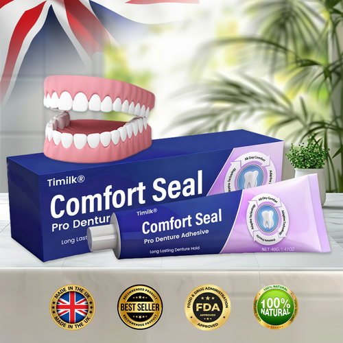 Timilk® Comfort Seal Pro Denture Adhesive🔥